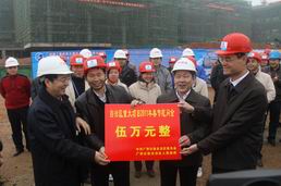 郭聲琨書記到廣西城市規劃建設展示館項目工地慰問